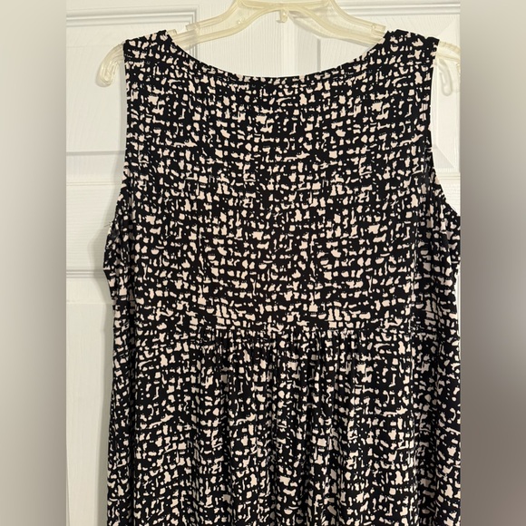 New Directions Maxi Women’s White/Cream & Black Dress ~ Size 1X - Picture 6 of 8